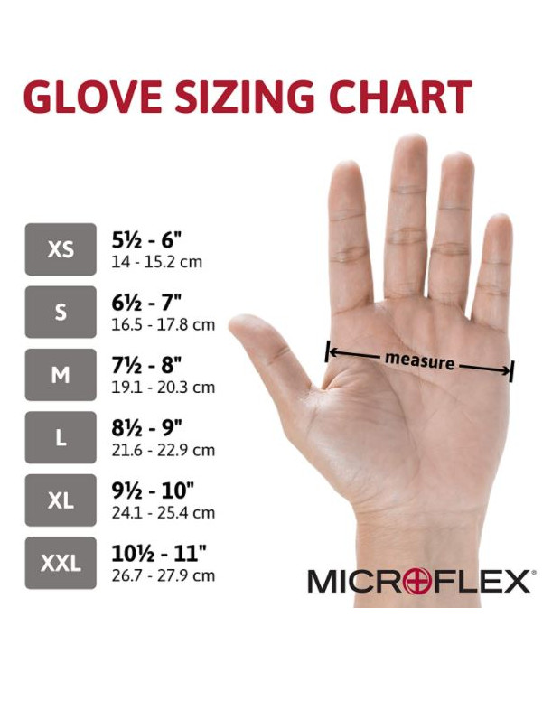 Microflex Glove Size Chart